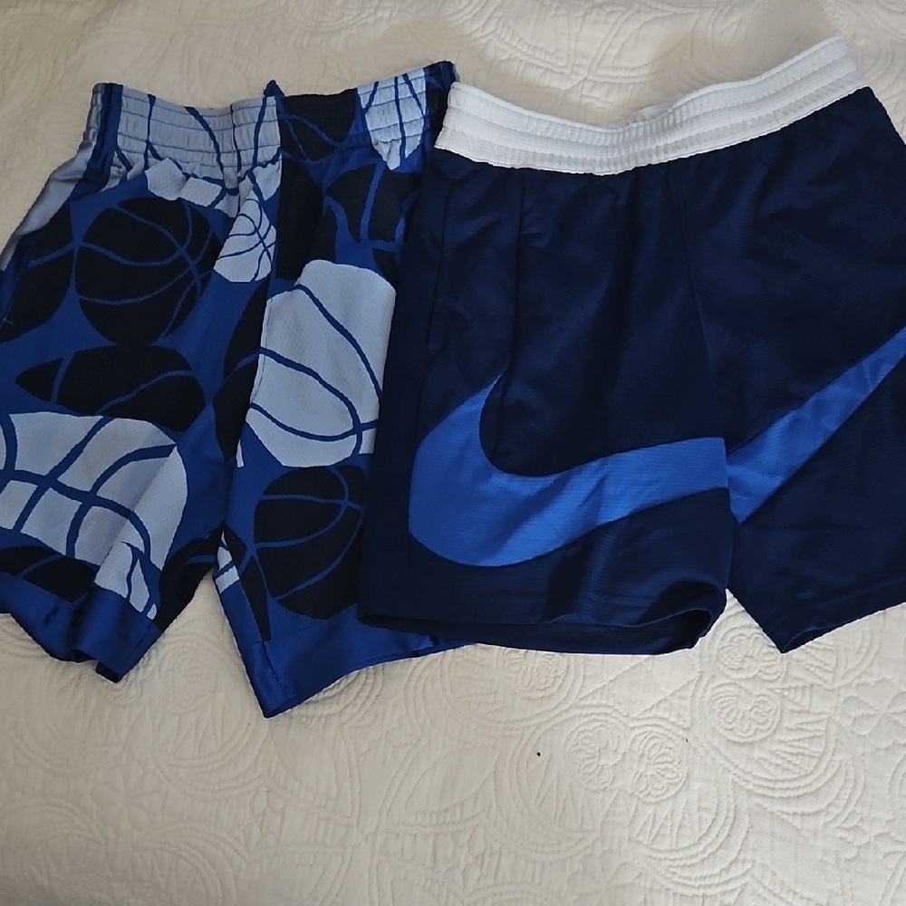 Nike Dry Fit Blue Basketball Shorts Set Sz Medium